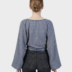 Blusa Nudo Azul