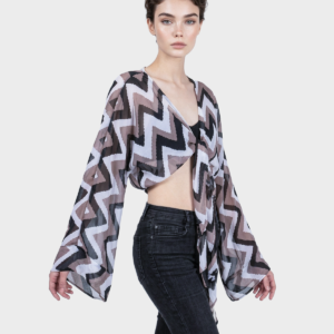 Blusa Dolman Zigzag