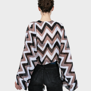 Blusa Dolman Zigzag